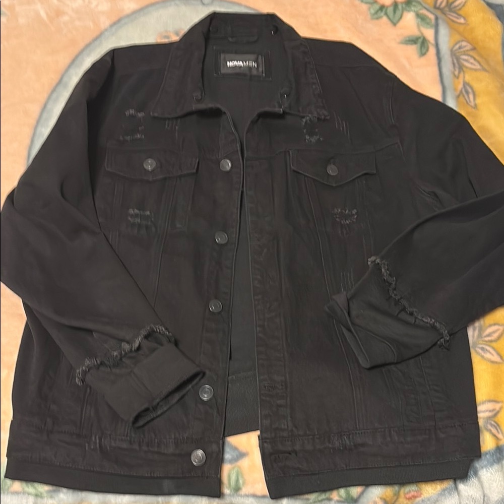 Fashion Nova Black Lightweight Shirt Jacket